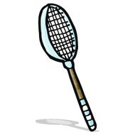 tennis raquet cartoon