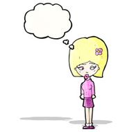 cartoon blond woman N9