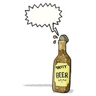 tasty beer cartoon