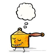 cartoon saucepan N4