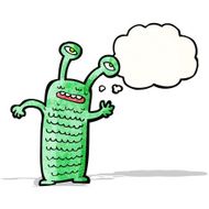 cartoon space alien N38