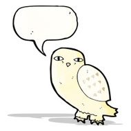 Cartoon Owl N58