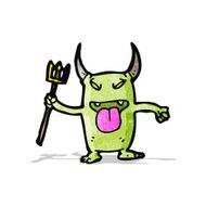 cartoon little devil N23