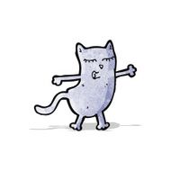 funny cartoon cat N74