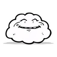 cartoon happy cloud N2