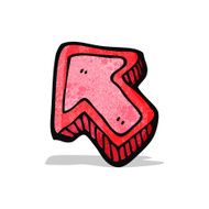 cartoon pointing arrow N4