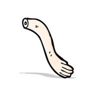 Cartoon Severed Arm N13