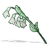 cartoon flower N83