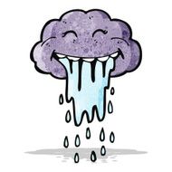 Cartoon Rain Cloud N20
