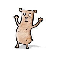 funny cartoon bear N4