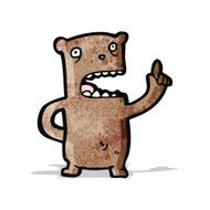 funny cartoon bear N6