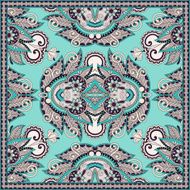 Traditional ornamental floral paisley bandanna N336