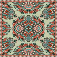 Traditional ornamental floral paisley bandanna N338