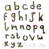 cartoon alphabet N9