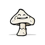 cartoon mushroom with face N2