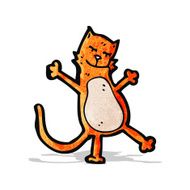 funny cartoon cat N75