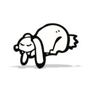cartoon white rabbit N2