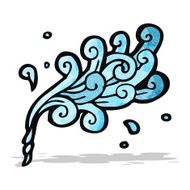 water splash pattern