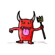 cartoon little devil N36