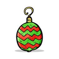 Cartoon Christmas Bauble N24