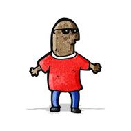 cartoon cool guy
