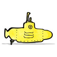 Cartoon yellow submarine N2