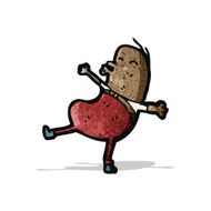funny bean shaped man cartoon N2