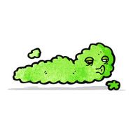floating smell cartoon character