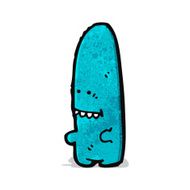 weird alien cartoon