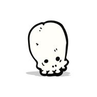 Cartoon Skull N28