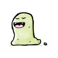slimy cartoon ghost N2