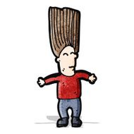 hair raising fright cartoon