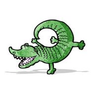 Cartoon Crocodile N27