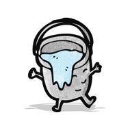 bucket cartoon character N3