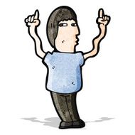 cartoon dancing man N17