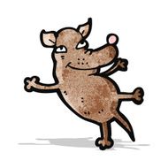 funny cartoon dog