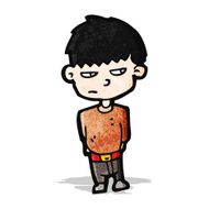 unhappy boy cartoon N2