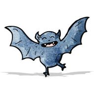 cartoon halloween bat N8