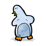 Cartoon penguin N17