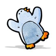 Cartoon penguin N19