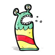 cartoon little alien N6