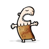 cartoon tribal man N7