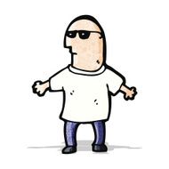 cartoon bodyguard