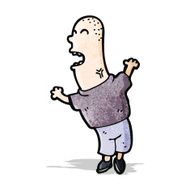 cartoon shouting man N6