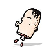 cartoon severed head N4