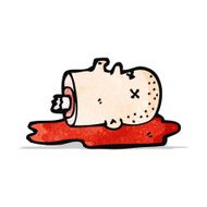 cartoon severed head N5