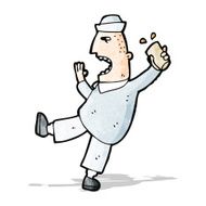 cartoon drunk sailor