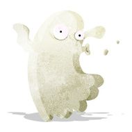spooky ghost cartoon N9