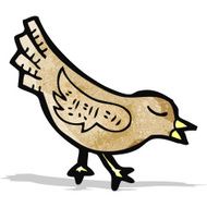 cartoon little bird N13