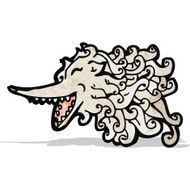 Cartoon Wolf N54